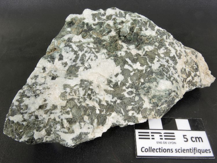 Méta-gabbro Gabbro du Chamrousse Alpes Ophiolite de Chamrousse Chamrousse